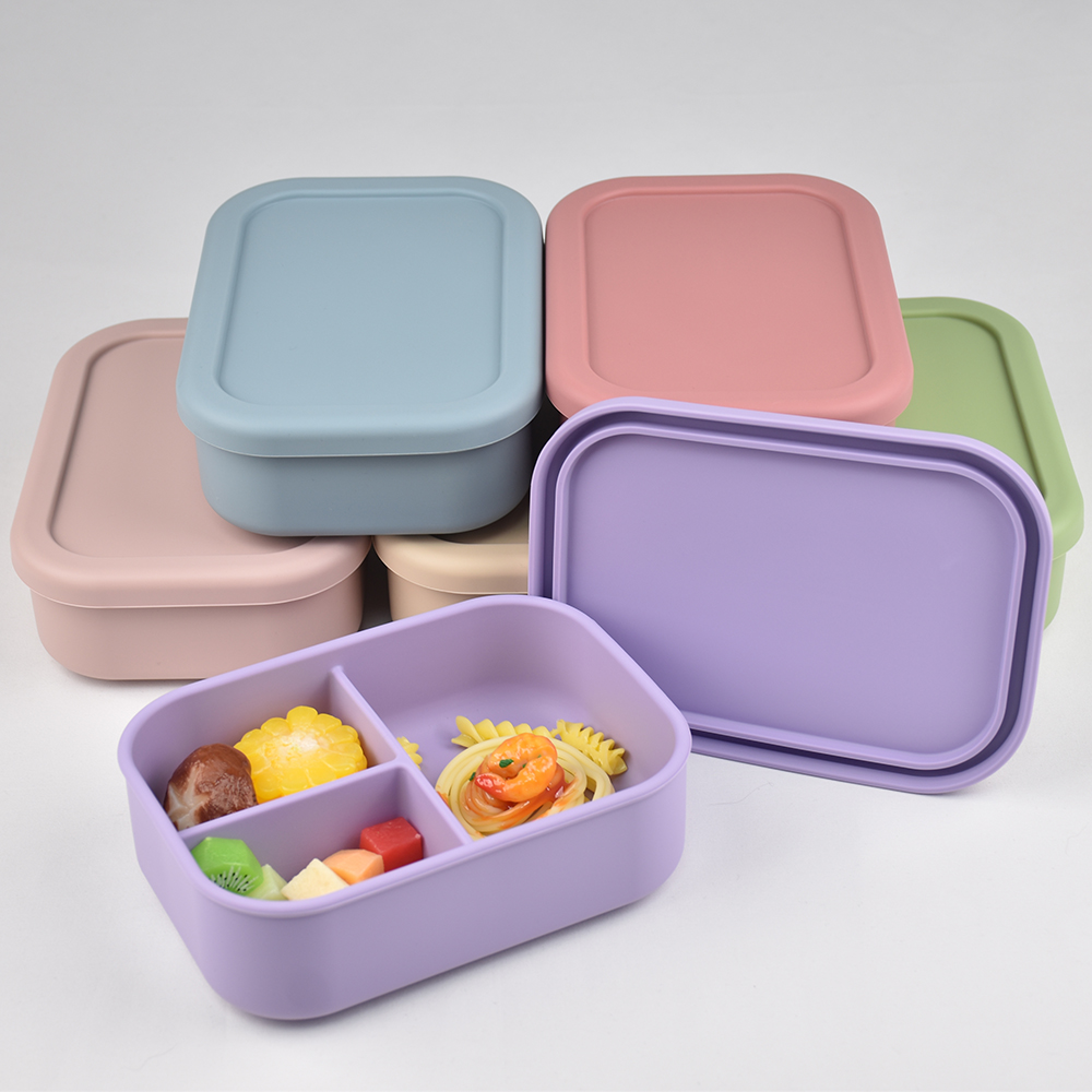 Baby Food Nestle - 3-Compartment Food Grade Silicone Bento Lunch