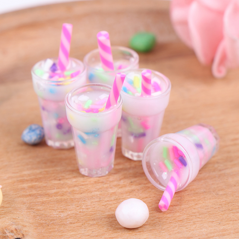Baby Food Doll - 5Pcs 1:12 Dollhouse Miniature Cream Drinks