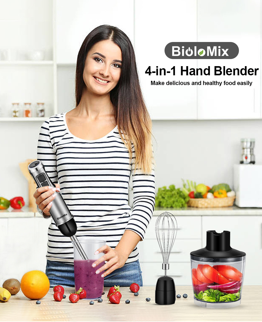 Baby Food With Meat - Multifunctional Hand Blender Household Food Processor