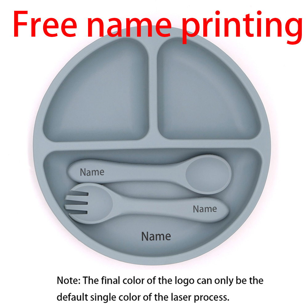 Baby Food Chopper - Free Name Printing Silicone Children's Tableware