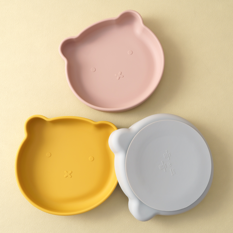 Baby Food Chopper - 1PC Silicone Baby Dishes Suction Dining