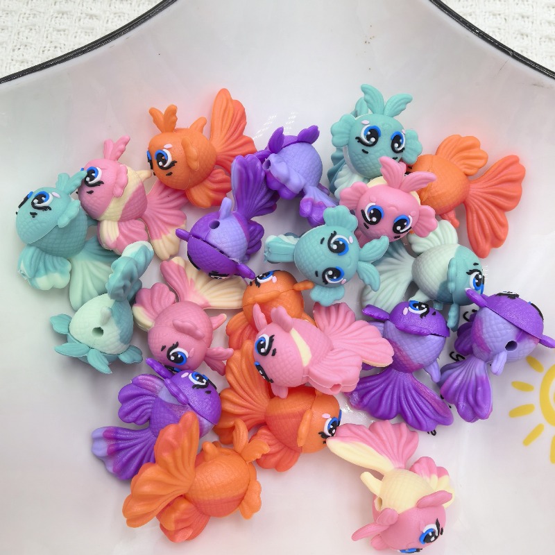 20Pcs 3D Silicone Beads Food G - Baby Food Home ulasan dan harga