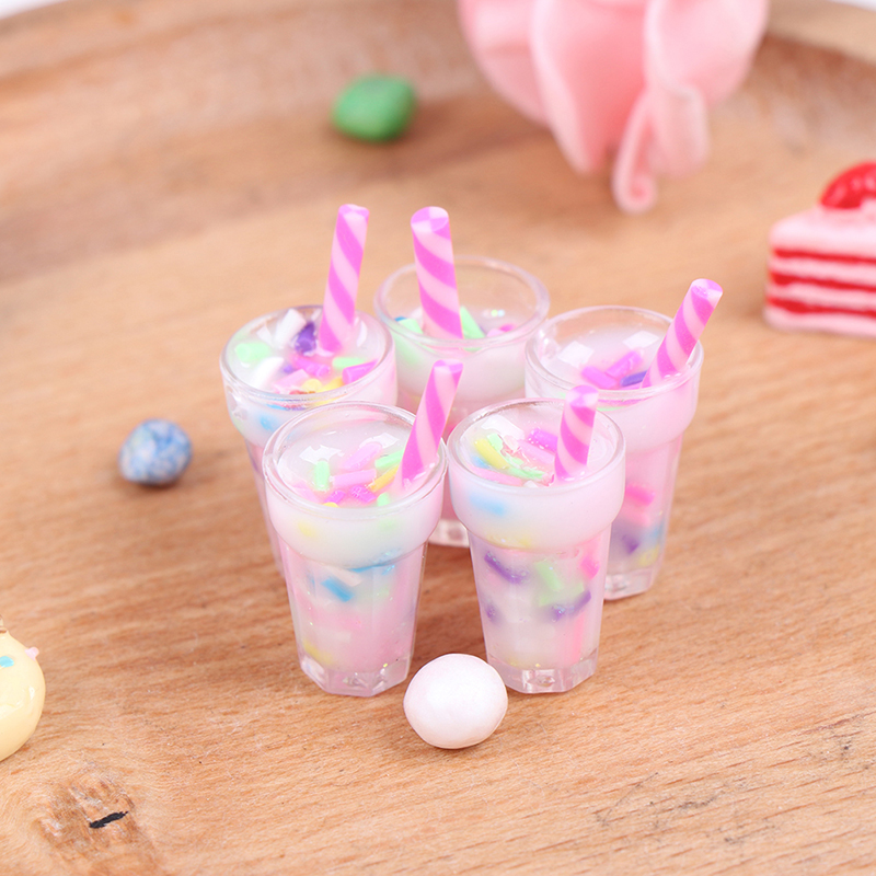 5Pcs 1:12 Dollhouse Miniature  - Baby Food Doll ulasan dan harga