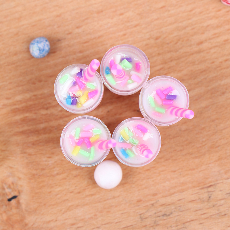 5Pcs 1:12 Dollhouse Miniature  - Baby Food Doll ulasan dan harga