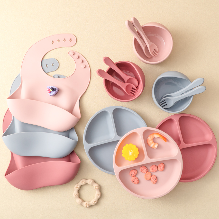 5Pcs Baby Silicone Feeding Set - Baby Food Chopper ulasan dan harga