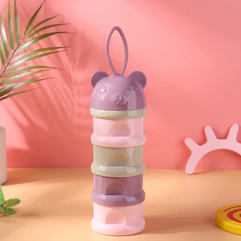 4 Grid Portable Milk powder bo - Baby Food Nestle ulasan dan harga