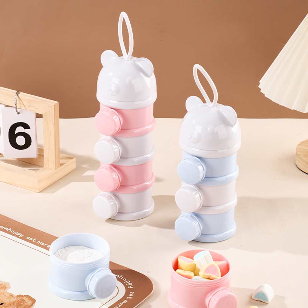 4 Grid Portable Milk powder bo - Baby Food Nestle ulasan dan harga