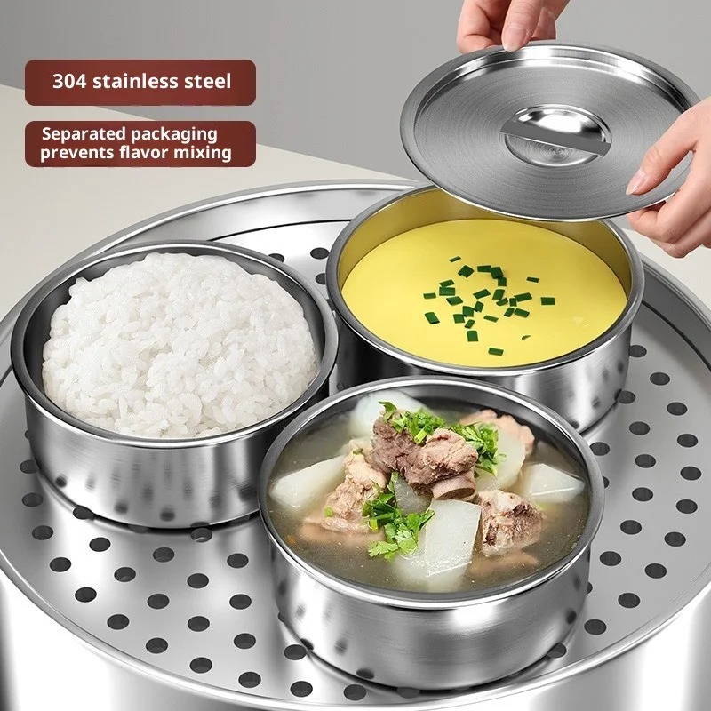 Stainless Steel Steaming Bowl  - Baby Food Home ulasan dan harga