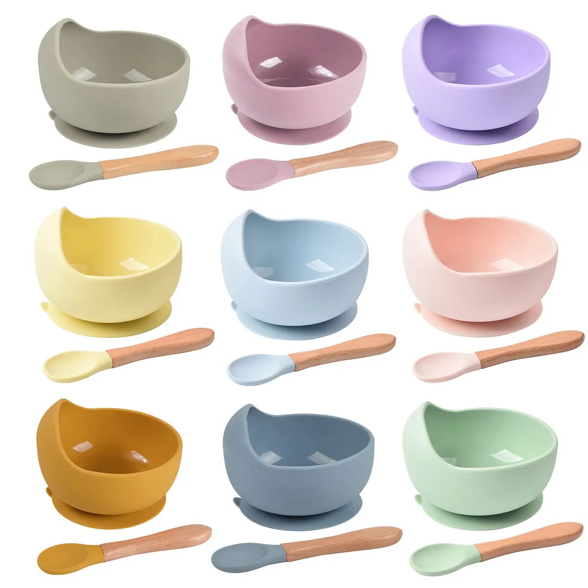 2PCS Silicone Baby Feeding Bow - Baby Food Chopper ulasan dan harga