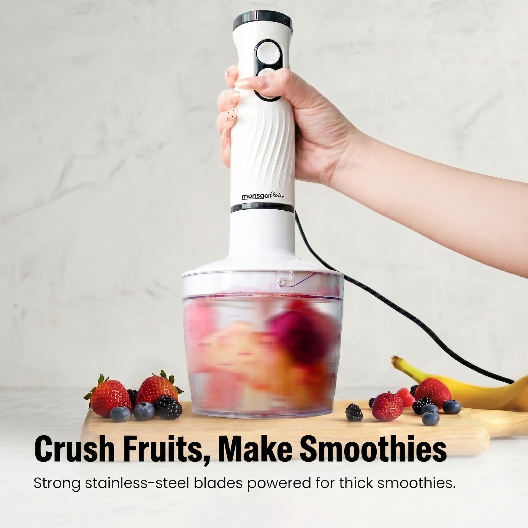 MONSGA Electric Immersion Hand - Baby Food Processor Philips ulasan dan harga