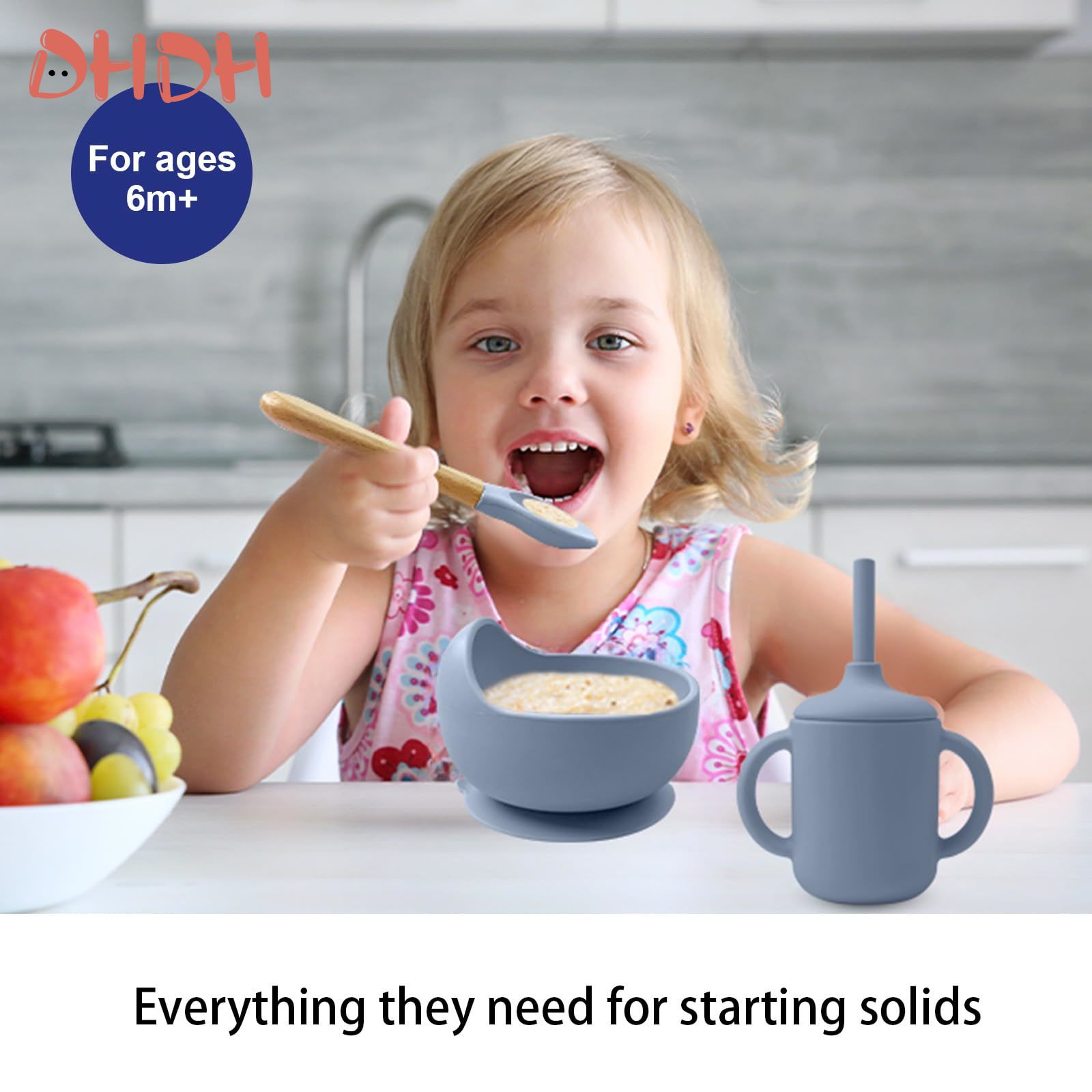 Silicone Baby Feeding Set Tabl - Baby Food Chopper ulasan dan harga