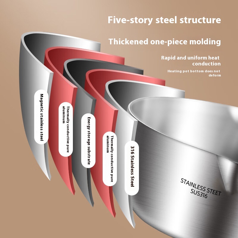 316 stainless steel pot thicke - Baby Food Home ulasan dan harga
