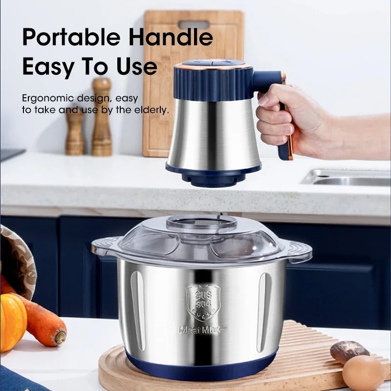 5L Electric Meat Grinder Large - Baby Food Home ulasan dan harga