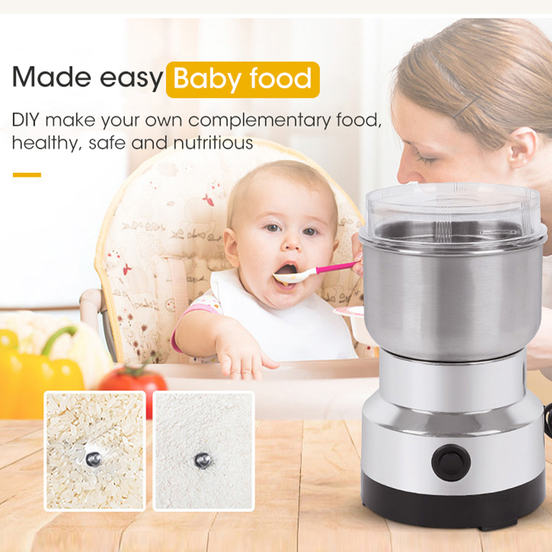 Mini Electric Grinder 4 Blades - Baby Food Chopper ulasan dan harga
