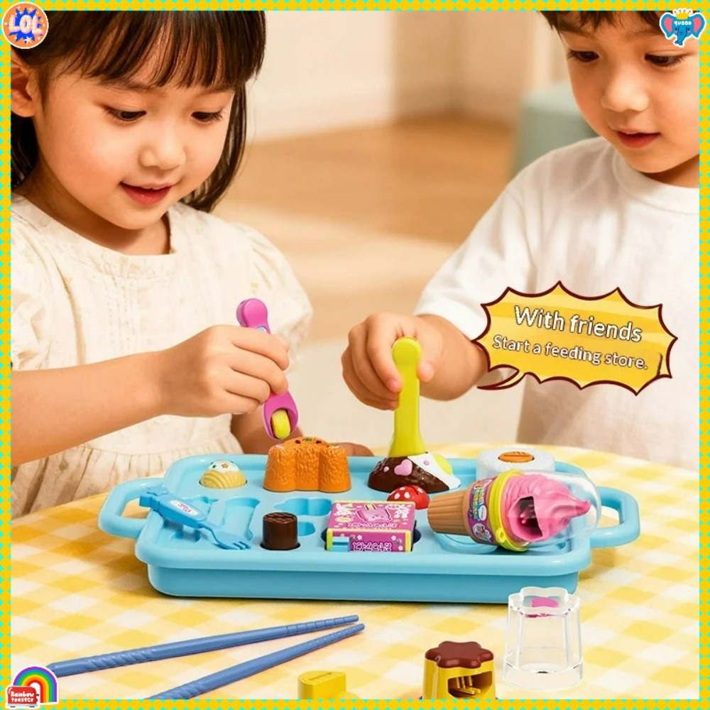 NEW Food Feeding Pudding Toy W - Baby Food Doll ulasan dan harga